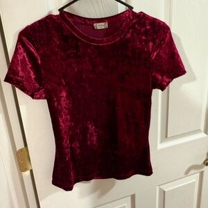 Free People Velvet Baby Tee